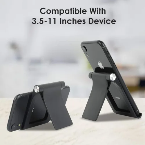 Vista 5 de Soporte para teléfono celular, multiángulo, ajustable, soporte de escritorio para teléfono, soporte para tableta para iPhone 17 16 15 14 13 12 11