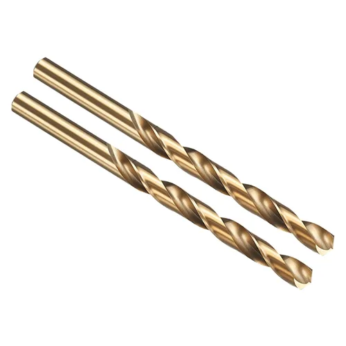 Vista 21 de PATIKIL Broca Jobber de 0.039 in, vástago recto M35 cobalto 5% acero de alta velocidad 135° acabado dorado para metal duro de acero inoxidable - 2