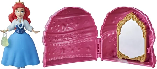 Vista 3 de Disney Princess Secret Styles Fashion Surprise Ariel, Mini juego de muñecas con ropa y accesorios adicionales, juguete para niñas de 4 años