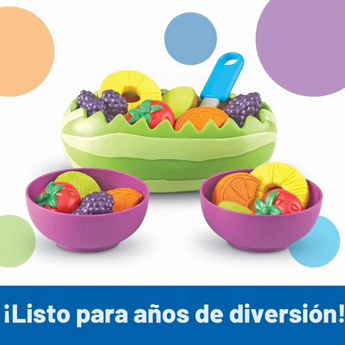 Vista 4 de Recursos de aprendizaje, nuevos brotes de fruta fresca, juego para ensalada