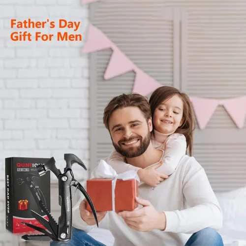 Vista 9 de Regalos para hombres, multiherramienta de martillo 12 en 1, rellenos de calcetines para hombres, rellenos de calcetines de Navidad para adultos