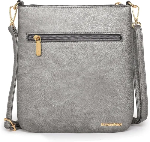 Vista 35 de Montana West Bolsos cruzados para mujer con múltiples bolsillos y correa ajustable