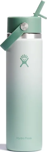Vista 15 de Hydro Flask de boca ancha con tapa Flex de pajita de 24 onzas Agave