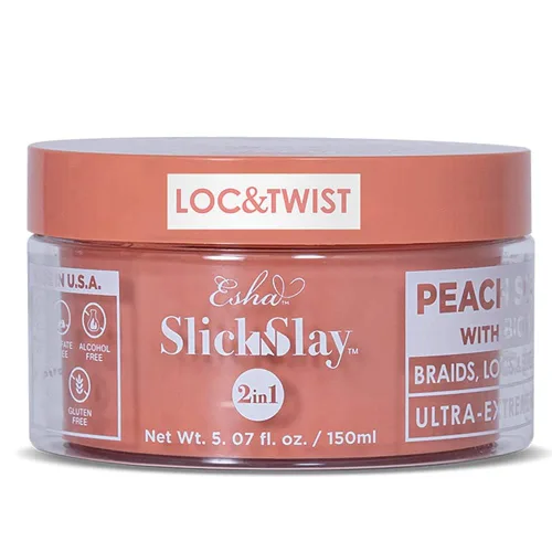 Vista 8 de Esha Slick N Slay - Gel trenzado 3 en 1 para trenzas y bordes, sujeción ultra extrema para el cabello, brillo hidratante y acondicionador, gel