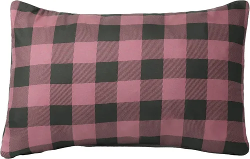 Vista 11 de Almohada de campamento Teton Sports; Ideal para viajes, camping y mochileros; Lavable, cuadros azules