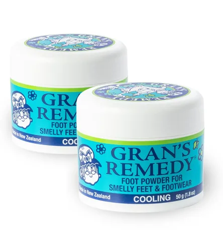 Vista 14 de Gran's Remedy Polvo perfumado para pies, eliminador de olores eficaz y desodorante de zapatos que absorbe la humedad para zapatos y pies, frescura