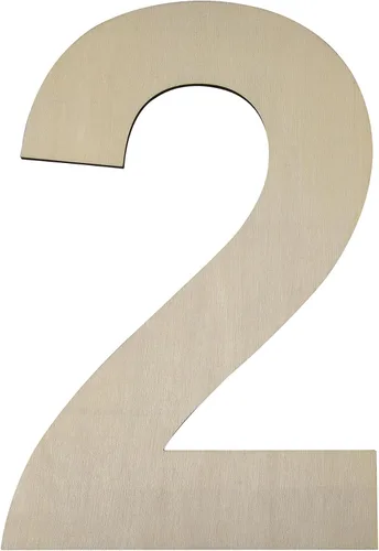 Vista 9 de HILAZA Tablero de madera grande de 12 pulgadas de grosor con número 0, 1/4 de pulgada de grosor, sin terminar, de madera en blanco, para decoración