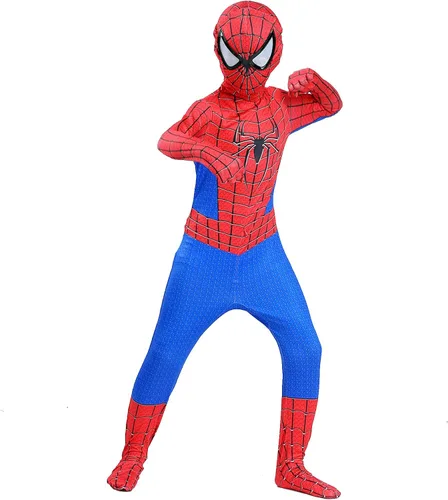 Vista 4 de JunPhaeton Superhero Kids Bodysuit Costumes Spandex Halloween Cosplay Costumes