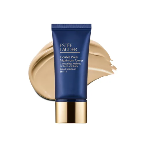Vista 16 de Estée Lauder Double Wear 24-Hour Maximum Cover Camouflage Foundation Makeup for Face and Body SPF 15 Full Coverage Tattoo Cover Up Makeup
