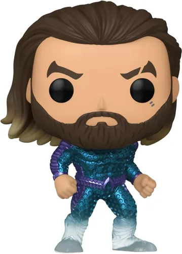 Vista 2 de Funko Pop! Movies: DC - Aquaman - Figura de vinilo coleccionable - Idea de regalo - Producto oficial - para niños y adultos - Fans de películas