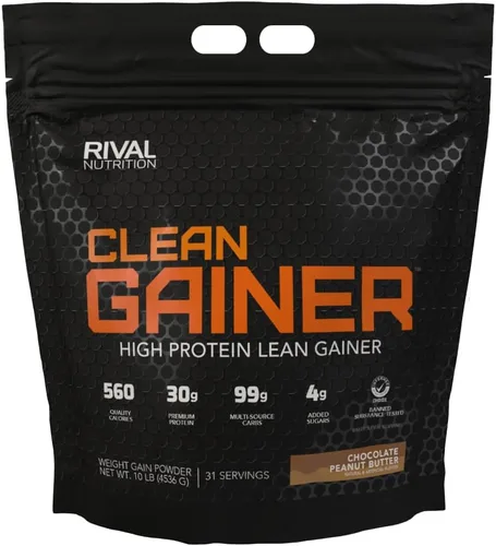 Vista 14 de RIVAL NUTRITION Clean Gainer I - Mezcla de bebida en polvo con alto contenido de proteínas, 1.06 onzas de proteína por porción