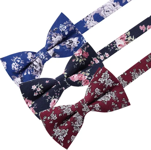 Vista 3 de AUSKY 8 PACKS Elegant Adjustable Pre-tied Bow Ties for Men Boys (1&4&5&6&8 Pack for option)