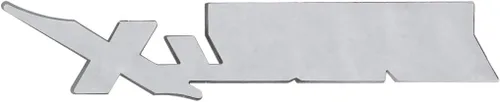 Vista 6 de 2 emblemas Xtreme X Treme de edición limitada, placa de identificación 3D, repuesto para Xtreme Fender Side Trunk Rear (plata negro)