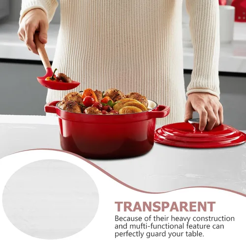 Vista 7 de BESPORTBLE Mantel redondo grueso de plástico desechable para banquetes y restaurantes, protector de mesa, color blanco