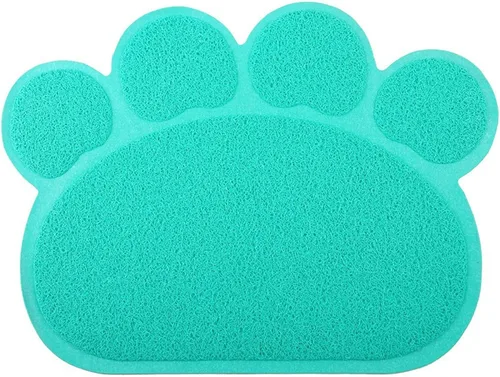Vista 10 de DM Tapete grande en forma de pata, para caja de arena para gatos, 23.5 x 17.5 pulgadas