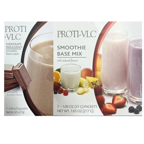 Vista 3 de PROTIFIT - Paquete de sabor a batido alto en proteínas con mezcla base, bajo en calorías, bajo en grasa, bajo en azúcar, bajo en carbohidratos