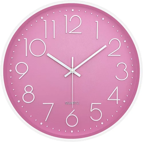 Vista 8 de Modern Wall Clock for Living Room Decor, 14 Inch Large Wall Clock Silent Battery Operated, Classic Round Analog Clock for Bedroom, Kitchen, Office