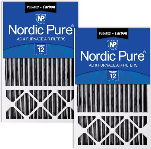 Vista 9 de Nordic Pure 16x25x5 (15_3/4 x 24_3/4 x 4_3/8) Honeywell/Lennox Filtro de aire de reemplazo MERV 8 1 unidad
