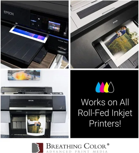 Vista 7 de Vibrance Luster - Papel para impresora fotográfica, 8.99 oz/m², acabado brillante, rollo de papel fotográfico de alta calidad en núcleo de 3