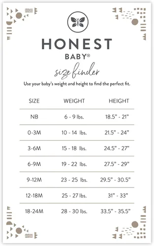 Vista 5 de HonestBaby Unisex Baby 10-Pack Organic Cotton Short