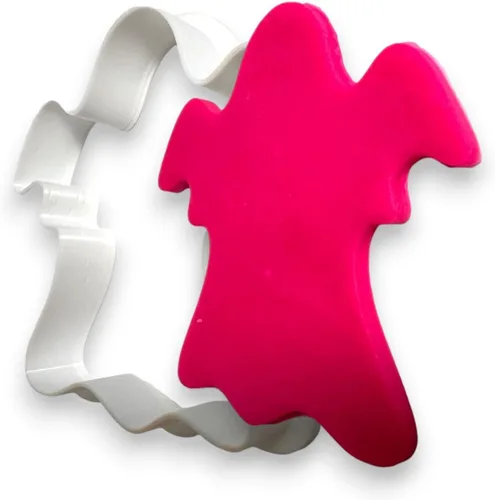 Vista 8 de BBEventsINC - Cortador de galletas de Halloween con fantasma blanco, herramienta de hornear impresa en 3D hecha a mano para celebraciones, fiestas