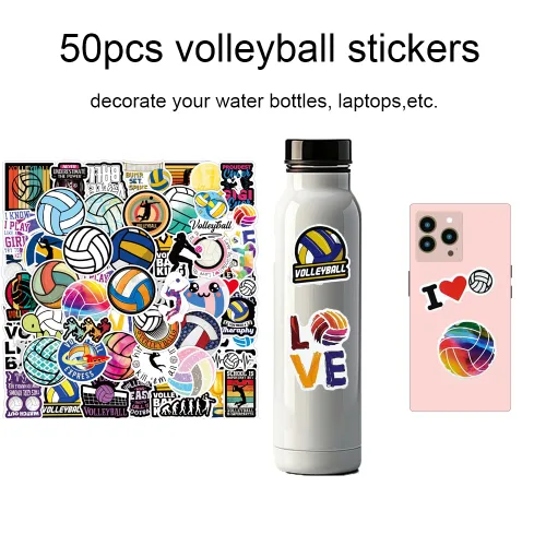 Vista 6 de Regalos de voleibol para adolescentes y niñas, accesorios de voleibol para jóvenes, rodilleras de voleibol y bolsa con cordón