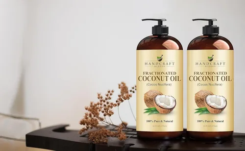 Vista 7 de Handcraft Blends Aceite de coco fraccionado – 16 onzas líquidas – 100% puro y natural – Aceite portador de alta calidad para piel, cabello y cuerpo