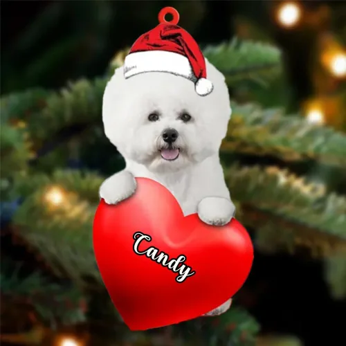 Vista 76 de Adornos de Navidad personalizados para perros, nombre personalizado, adorno de Malamute de Alaska, adornos acrílicos, regalos de Navidad, amantes