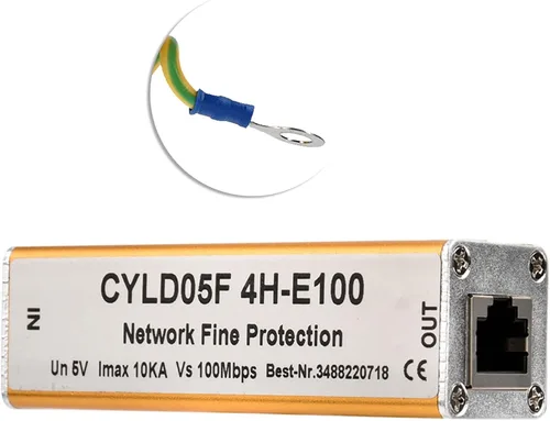 Vista 3 de Sonew 5V Fuente de alimentación RJ45 RJ11 Adaptador Ethernet Protector de red