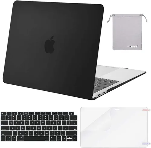 Vista 26 de MOSISO - Funda rígida y de plástico compatible con MacBook Air de 13 pulgadas versión 2022, 2021-2018, A2337 M1 A2179 A1932; con cubierta