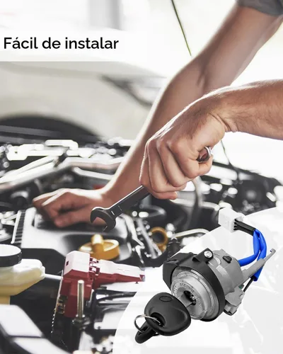 Vista 6 de Conjunto de interruptor de cilindro de bloqueo de encendido apto para Hyundai Elantra 2011-2016