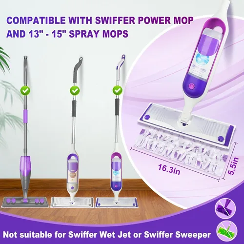Vista 2 de Almohadillas desechables para trapeador Swiffer Powermop - Paquete