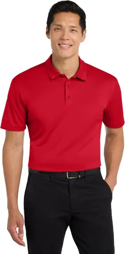 Vista 10 de Port Authority Polo unisex de seda Touch Performance Negro