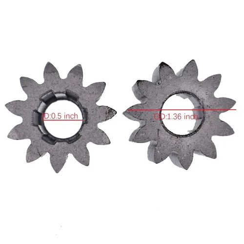 Vista 2 de IEQFUE 2 engranajes de piñón de dirección GX20053 compatibles con John Deere D100 110 160 170 LA140 LA145 LA150 LA155 102 105 115 125 135 145 LA165