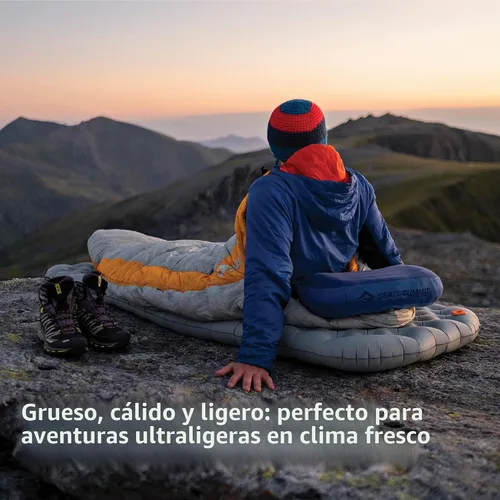 Vista 3 de Sea to Summit Ether Light XT - Colchoneta para dormir extra gruesa aislada, cónica, pequeña (66 x 21.5 x 4 pulgadas)
