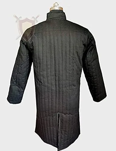 Vista 3 de Gambeson Coat Thick Padded Full Sleeves Gambeson Coat Aketon Jacket Armor, Cotton Fabric Gambeson Jacket by ITS Medieval