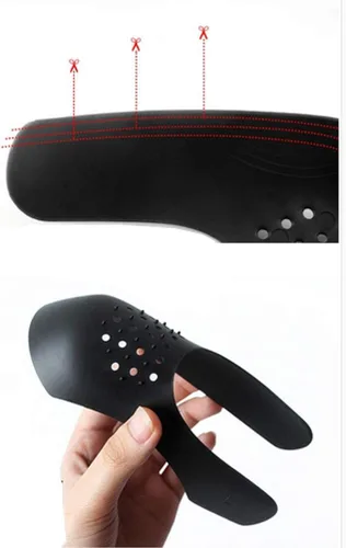 Vista 9 de 1 par de zapatos de la zapatilla de deporte de la caja del dedo del pie anti protector zapatillas zapatillas de deporte arrugas