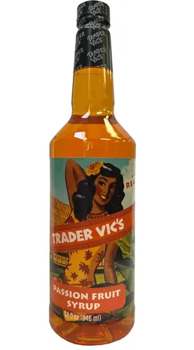 Vista 5 de Trader Vic's Jarabe de granadina premium, mezcla de bebida de cóctel, botella de 32 onzas