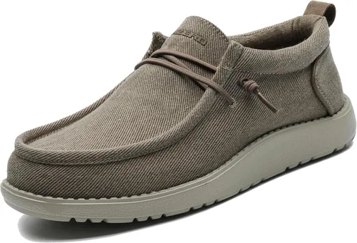Vista 20 de 1TAZERO Zapatos sin cordones para hombre, extra anchos, ortopédicos, para diabéticos, cómodos para pies hinchados, con soporte de arco para fascitis
