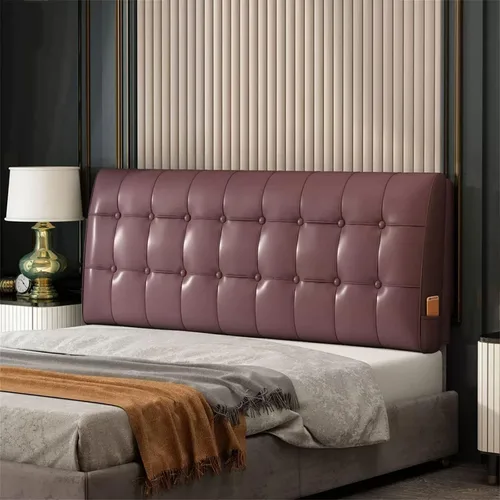 Vista 9 de Almohada de cuña tamaño matrimonial, cojín de cabecero suave, grande, respaldo de cama, almohada de lectura, funda de cabecera extraíble para litera