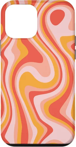 Vista 16 de iPhone 16 Retro Groovy Liquid Swirl Hippie 70's 80's Psychedelic Case