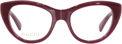 Vista 2 de Gucci GG1172 003 Burgundy Cat-eye Gafas para mujer, BorgoñaOro-logo-003