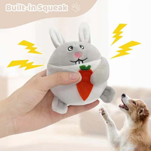 Vista 5 de Juguete chillón Ifoyo para perro, grande, duradero, para perros medianos/pequeños, mascotas, juguete para perros de Navidad de Halloween