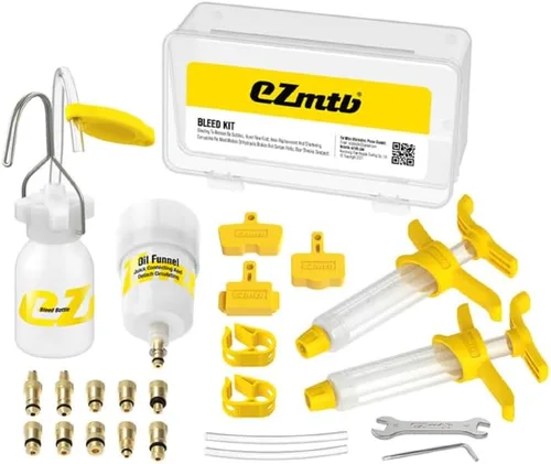 Vista 6 de Kit de purga de frenos de freno hidráulico de bicicleta Aceite de freno de disco mineral para Shimano, MAGURA, TEKTRO, herramientas de reparación