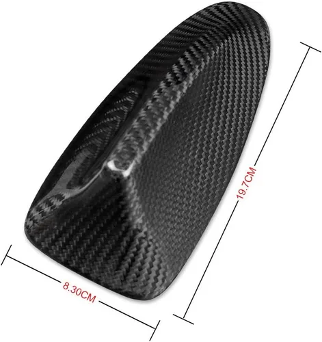 Vista 2 de AIRSPEED Cubierta de antena de aleta de tiburón de fibra de carbono para BMW F10 F18 F01 F02 F04 Accesorios exteriores, negro