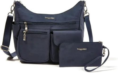Vista 83 de Baggallini Modern Everywhere Crossbody Women 11x9x4.5 RFID Hobo Bag