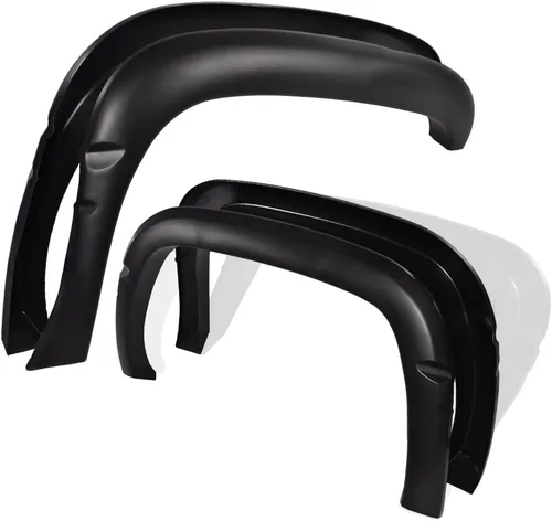Vista 14 de PIT66 Guardabarros, compatibles con modelos Dodge Dakota Crew Cab 2005-2011 compatibles con Ram Dakota Crew Cab Pickup 2011 Smooth Matte Wheel