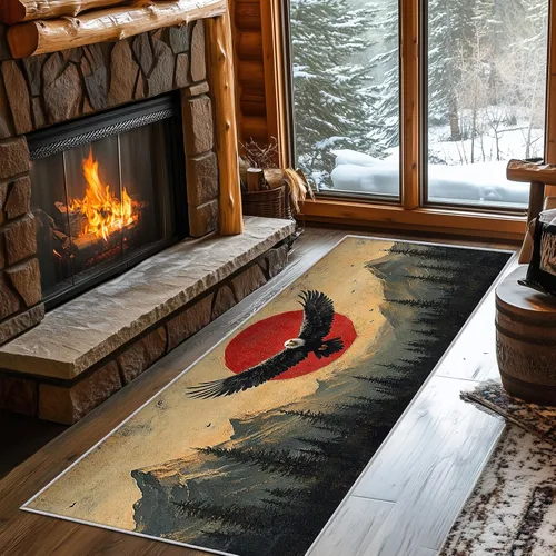Vista 10 de J308 - Alfombra de pasillo con temática de playa de 2 x 4 pies, patrón de conchas marinas costeras, antideslizante, lavable, temática de playa