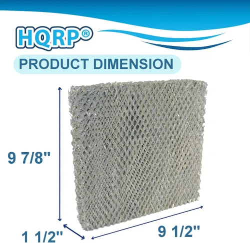 Vista 3 de HQRP Filtro de agua compatible con humidificadores Trane HUMD200, HUMD200A, HUMD200T, HUMD200ABA00B para toda la casa, repuesto estándar americano