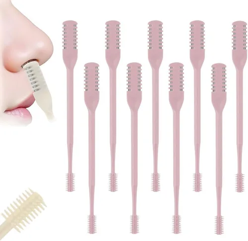Vista 9 de Jiexily Cortador de Pelo Nasal 2 en 1 para Mujeres y Hombres, Nuevo 2025 Recortador de Nariz Giratorio 360° Herramienta Removedora, Cuchillo de Pelo